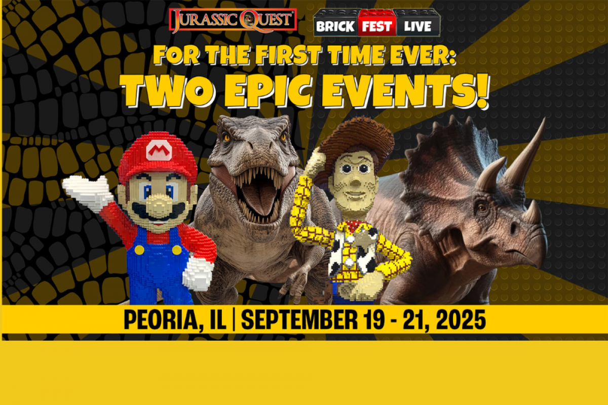 Win Tickets To Jurassic Quest-Brick Fest Live